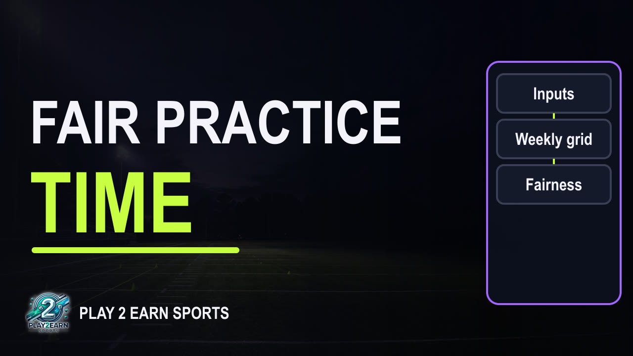 Title card of the video "Practice Schedule Template: Fair Practice Time for Every Team"