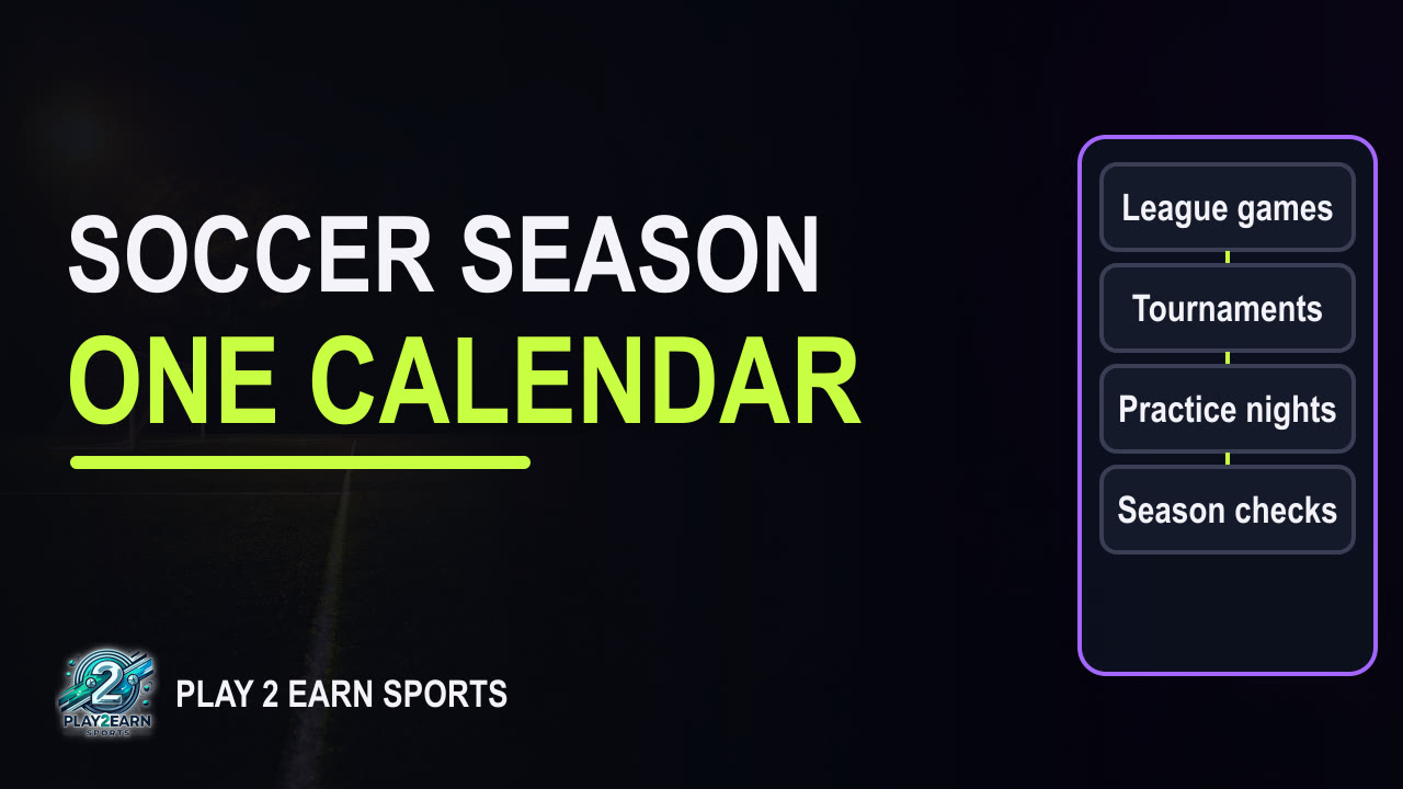 Title card of the video "Travel Soccer Schedule: League, Tournaments and Practice"